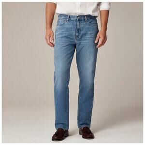 J. Crew Flex Classic Straight Leg Jeans Mdium Wash Blue Denim Mens Size W33 L 30
